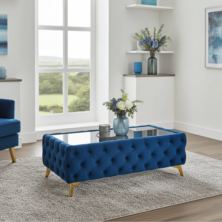 Elegant Velvet Chesterfield Coffee Table Velvet Rectangle 103x63x45cm edited 3 2 768x768