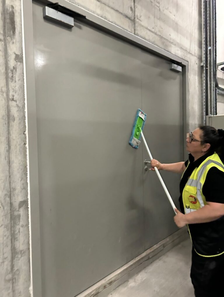 hexaclean team door cleaning commercial site.jpg 768x1018